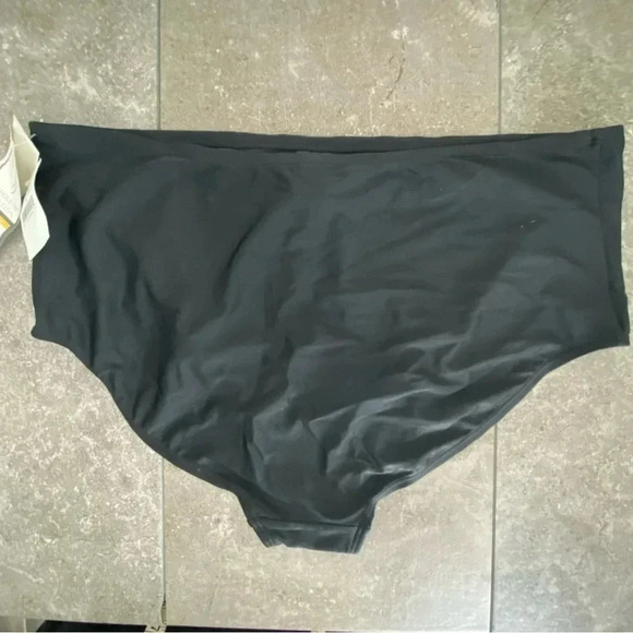 NWT Silhouette Solutions Swim Bottom Brief Tummy Slimmer Black Plus Size 3X - Picture 4 of 6